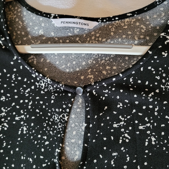 (4X) Black Midi Dress - Picture 6 of 7